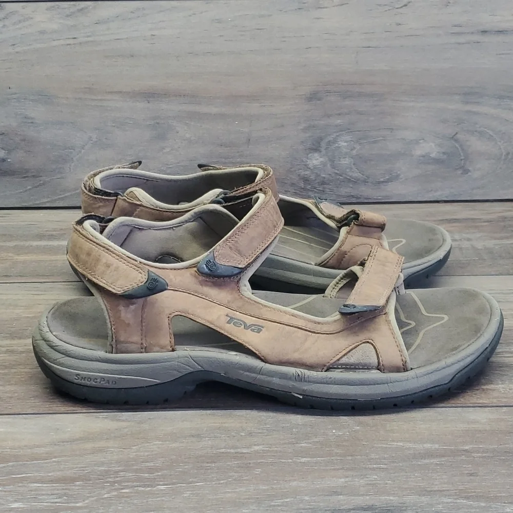 Teva Mens Outdoor Hiking Hook&loop Sandals shoes sz 12